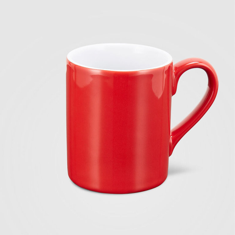 FERRARI SCUDERIA Ceramic Mug Cup Red with Rubber Grip 