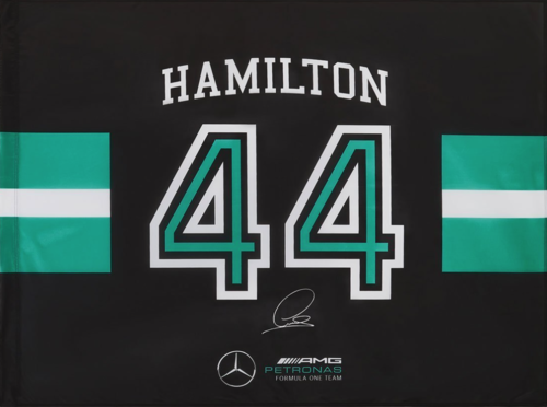 Lewis Hamilton Mercedes AMG Petronas Flag 120 x 90 cm