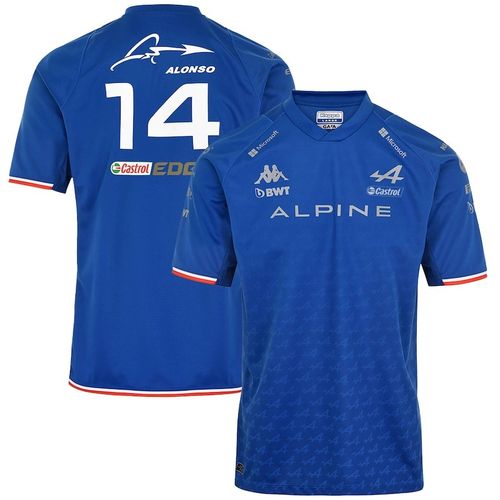 BWT Alpine F1 Team Fernando Alonso 2022 Driver T-Shirt
