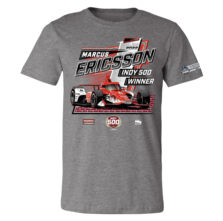 2022 Indy 500 Champion T-shirt Heather Grey
