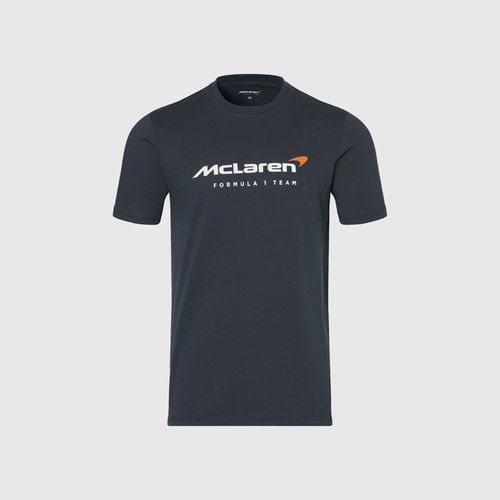 McLaren Mens Core Essential Full Logo T-shirt Phantom