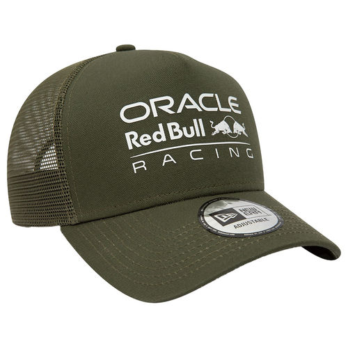 2023 Red Bull Racing Essential Trucker Cap New Olive