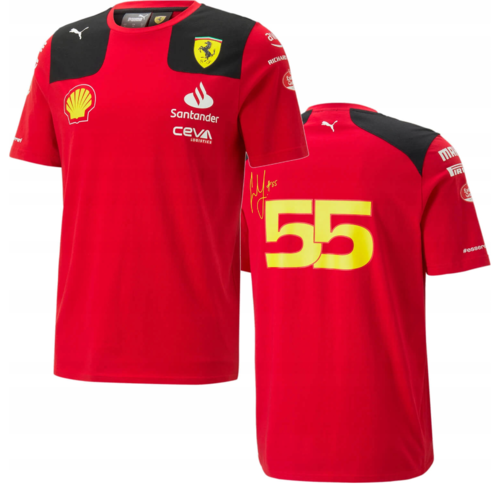 2023 Scuderia Ferrari RP Carlos Sainz Team Tee